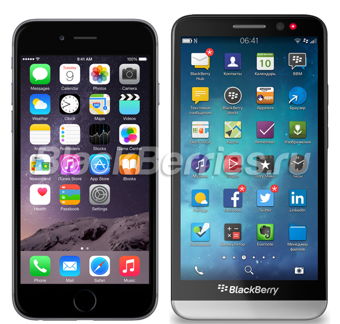 BlackBerry-Z30-VS-iPhone-6